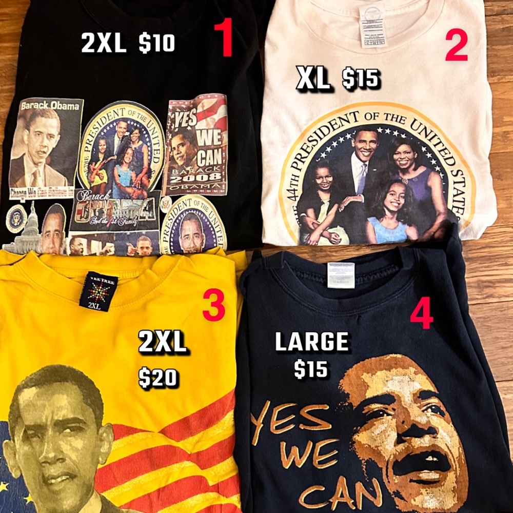 Obama tshirts